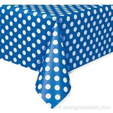 Wholesale couverture de table en plastique polka pois